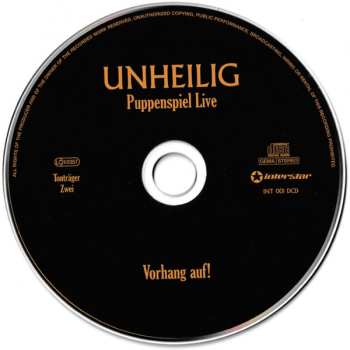 2CD Unheilig: Puppenspiel Live - Vorhang Auf!