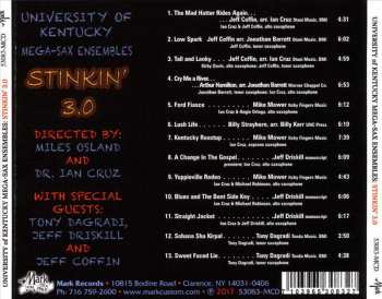 CD University of Kentucky Mega-Sax Quartet: Stinkin 3.0
