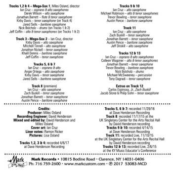 CD University of Kentucky Mega-Sax Quartet: Stinkin 3.0