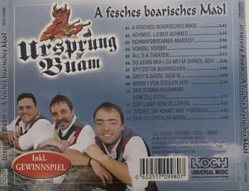 CD Ursprung Buam: A Fesches Boarisches Madl