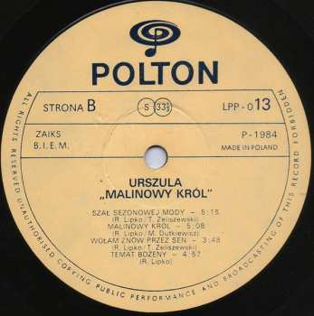 LP Urszula: Malinowy Król