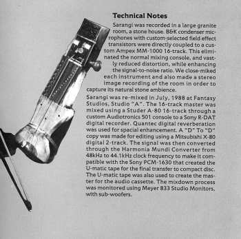 CD Ustad Sultan Khan: Sarangi: The Music Of India