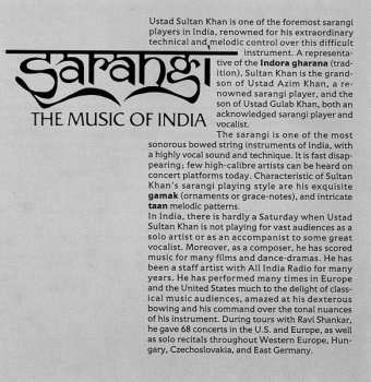 CD Ustad Sultan Khan: Sarangi: The Music Of India