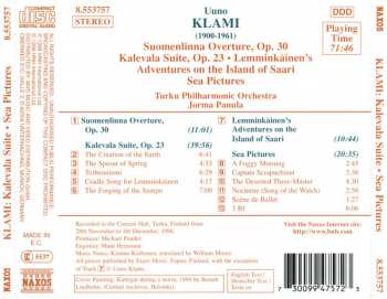 CD Jorma Panula: Kalevala Suite • Sea Pictures • Lemminkäinen's Adventures On The Island Of Saari