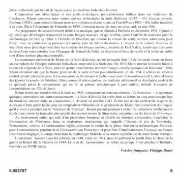 CD Jorma Panula: Kalevala Suite • Sea Pictures • Lemminkäinen's Adventures On The Island Of Saari