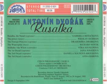 CD The Czech Philharmonic Orchestra: Rusalka - Highlights From The Opera