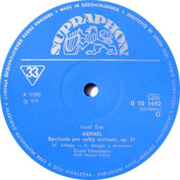 3LP/Zestaw pudełkowy Josef Suk: Talichovský Archiv (I.) - Skladby Josefa Suka