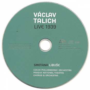 CD Bedřich Smetana: Live 1939 - Libuše