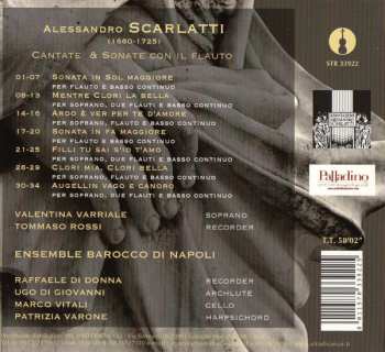 CD Alessandro Scarlatti: Ardo È Ver - Cantate E Sonate Con Il Flauto