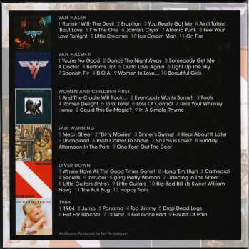 6CD/Zestaw pudełkowy Van Halen: The Studio Albums 1978 - 1984 LTD