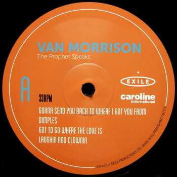 2LP Van Morrison: The Prophet Speaks