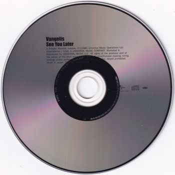 CD Vangelis: See You Later = 流氷原 LTD