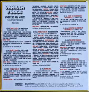 9CD/Zestaw pudełkowy Vanilla Fudge: Where Is My Mind? (The Atco Recordings 1967-1969)