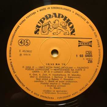 LP Various: 10/45 Na '76