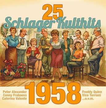 CD Various: 25 Schlager Kulthits: 1958