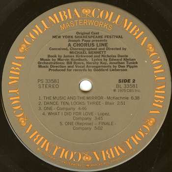 LP Various: A Chorus Line - Original Cast Recording