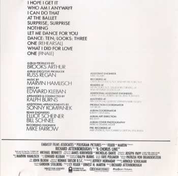 CD Various: A Chorus Line - Original Motion Picture Soundtrack