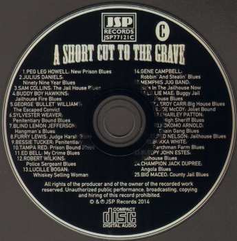 4CD/Zestaw pudełkowy Various: A Short Cut To The Grave (Gin, Justice, Jail & Judgement 1924-1942)