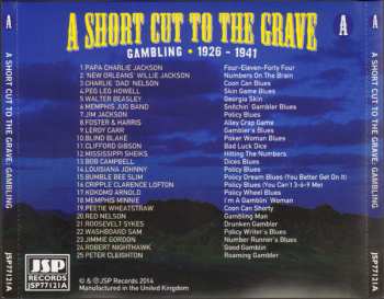 4CD/Zestaw pudełkowy Various: A Short Cut To The Grave (Gin, Justice, Jail & Judgement 1924-1942)