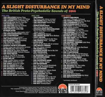 3CD/Zestaw pudełkowy Various: A Slight Disturbance In My Mind: The British Proto-Psychedelic Sounds of 1966