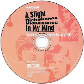 3CD/Zestaw pudełkowy Various: A Slight Disturbance In My Mind: The British Proto-Psychedelic Sounds of 1966