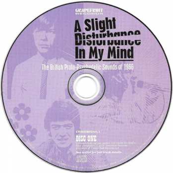 3CD/Zestaw pudełkowy Various: A Slight Disturbance In My Mind: The British Proto-Psychedelic Sounds of 1966