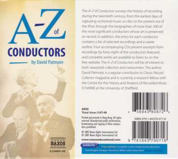 4CD/Zestaw pudełkowy Various: A-Z Of Conductors By David Patmore