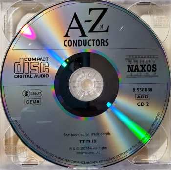 4CD/Zestaw pudełkowy Various: A-Z Of Conductors By David Patmore