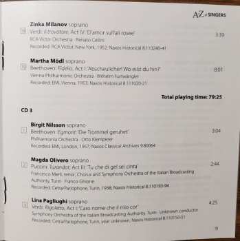 4CD/Zestaw pudełkowy Various: A-Z of Singers by David Patmore
