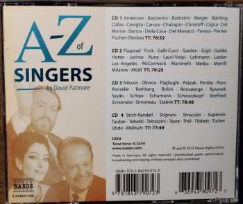 4CD/Zestaw pudełkowy Various: A-Z of Singers by David Patmore