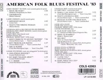 CD Various: Blues Live'83 - American Folk Blues Festival