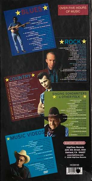 4CD/DVD/Zestaw pudełkowy Various: American Music: The Hightone Records Story