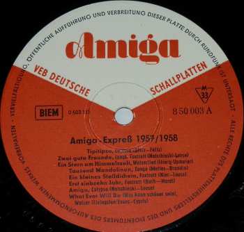 LP Various: Amiga-Express 1957/58