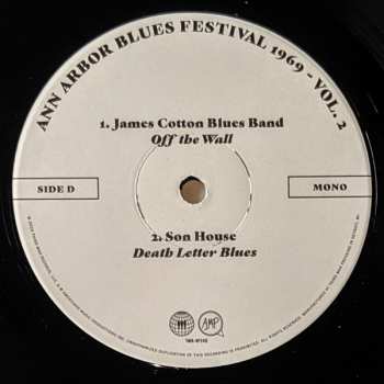 2LP Various: Ann Arbor Blues Festival 1969 Vol. 2