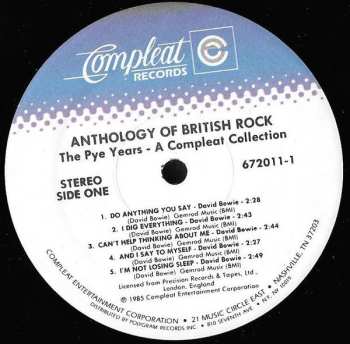 2LP Various: Anthology Of British Rock  The Pye Years