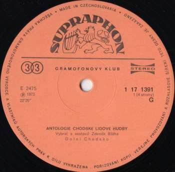 2LP/Zestaw pudełkowy Various: Antologie Chodské Lidové Hudby