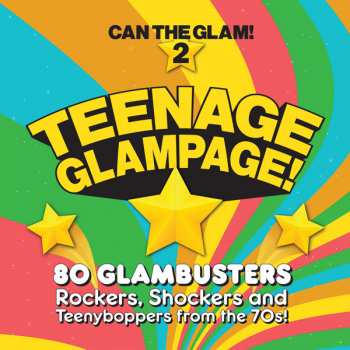 4CD/Zestaw pudełkowy Various: Teenage Glampage! (80 Glambusters Rockers, Shockers And Teenyboppers From The 70's!)