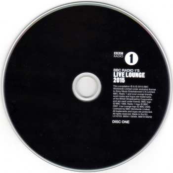 2CD Various: BBC Radio 1's Live Lounge 2015