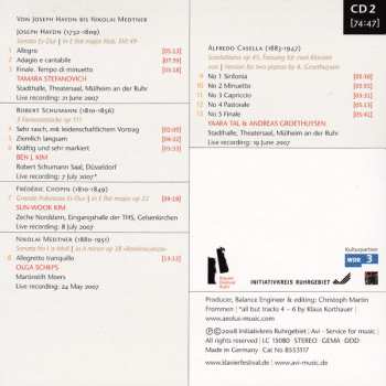 3CD/Zestaw pudełkowy Various: Beethoven Und ... & Neue Klaviermusik