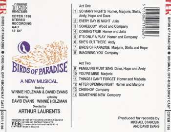 CD Various: Birds of Paradise: A New Musical (Original Off-Broadway Cast)