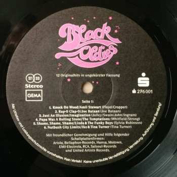 LP Various: Black Oldies