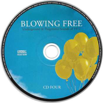 4CD/Zestaw pudełkowy Various: Blowing Free: Underground & Progressive Sounds Of 1972