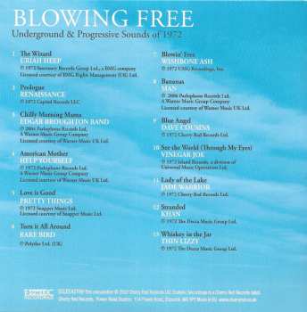 4CD/Zestaw pudełkowy Various: Blowing Free: Underground & Progressive Sounds Of 1972