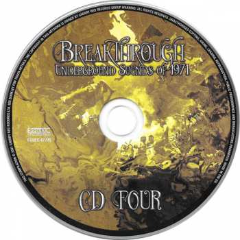 4CD/Zestaw pudełkowy Various: Breakthrough (Underground Sounds Of 1971)