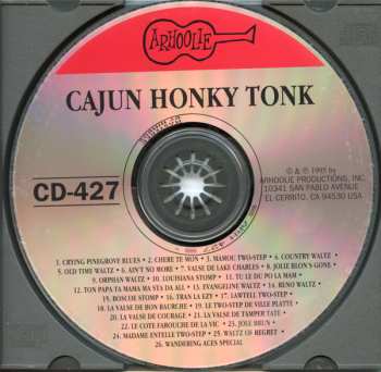 CD Various: Cajun Honky Tonk: The Khoury Recordings