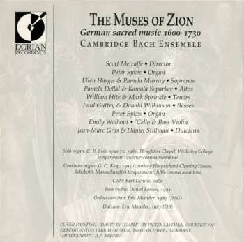 CD Various: The Muses Of Zion (German Sacred Music 1600-1730)