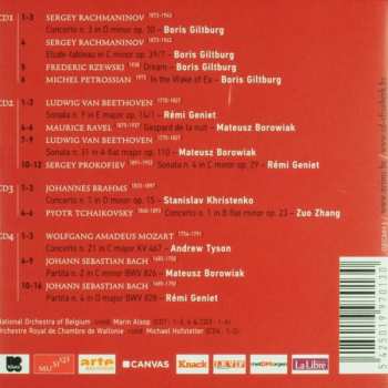 4CD/Zestaw pudełkowy Various: Concours Reine Elisabeth - Koningin Elisabethwedstrijd Piano 2013