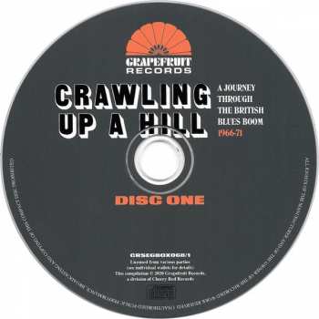 3CD/Zestaw pudełkowy Various: Crawling Up A Hill - A Journey Through The British Blues Boom 1966-71