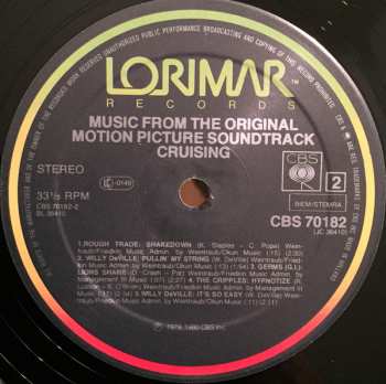LP Various: Cruising (Music From The Original Motion Picture Soundtrack)
