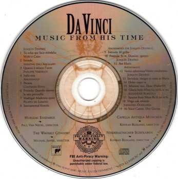 CD Various: Da Vinci Music From His Time